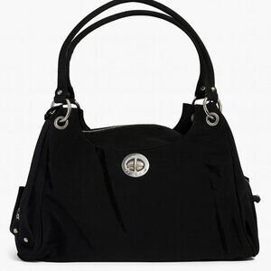 Baggallini Black Nylon Convertible Shoulder Bag – Lightweight Travel Tote
